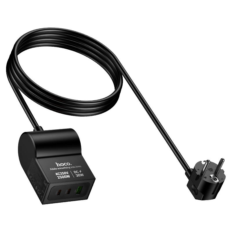 Power strip “AC33 Win” PD30W 3 ports + 1 socket EU / GER