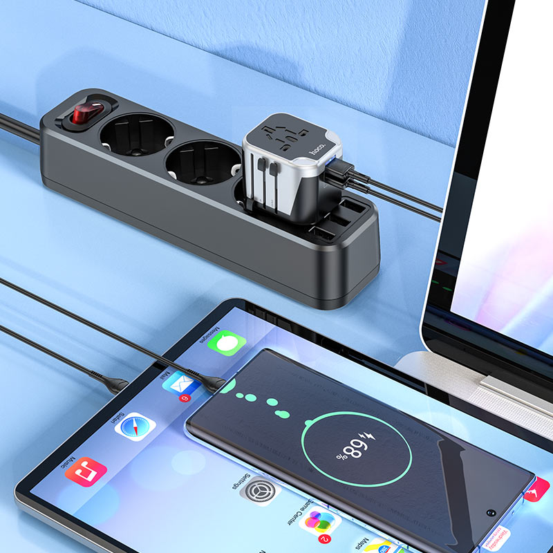 Wall charger “AC5 Level” with plug converter