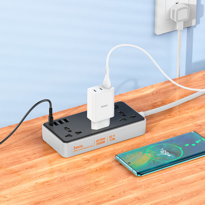 Power strip “AC7 Storm” 3 sockets US