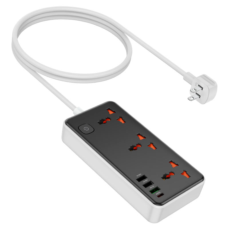 Power strip “AC8 Storm” PD30W + QC3.0 + 3 sockets US