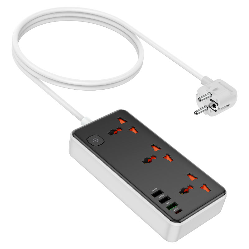 Power strip “AC8A Storm” PD30W + QC3.0 + 3 sockets EU