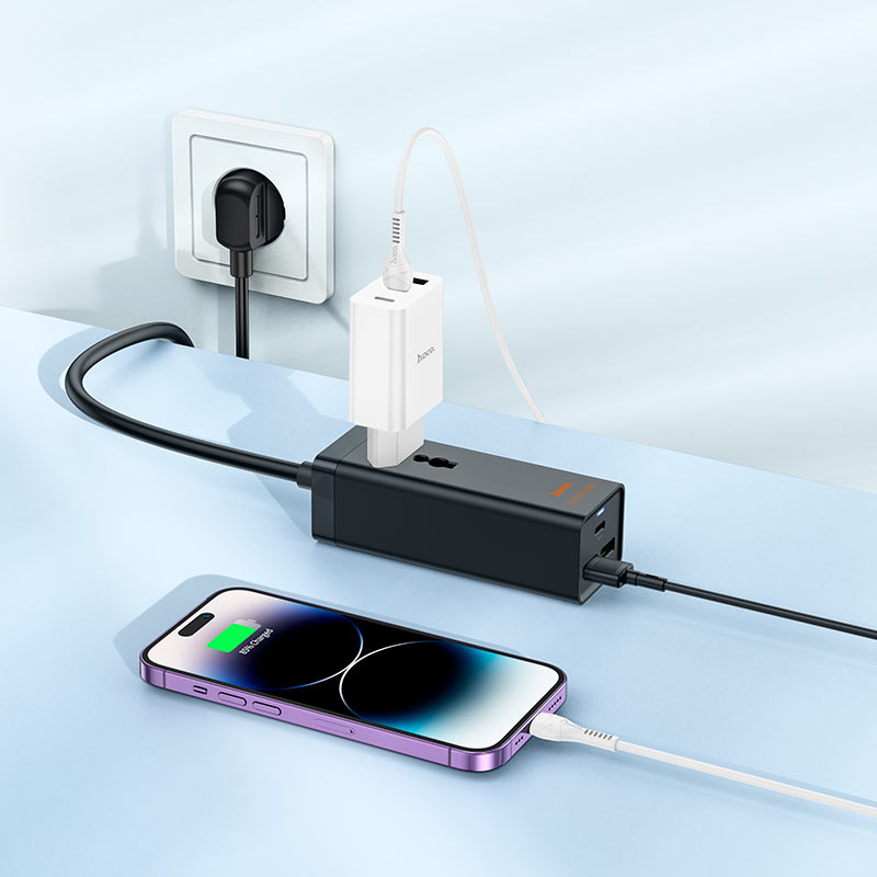 Power strip “AC9A Talent” PD30W + QC3.0 + 1 socket EU