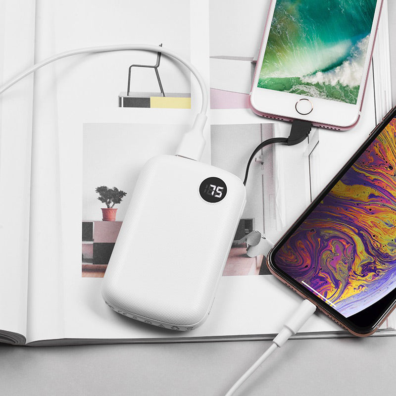 Power bank “B38 Extreme” 10000mAh single USB built-in Lightning cable