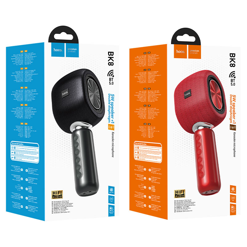 Microphone “BK8 Cool Hi” wireless karaoke mic