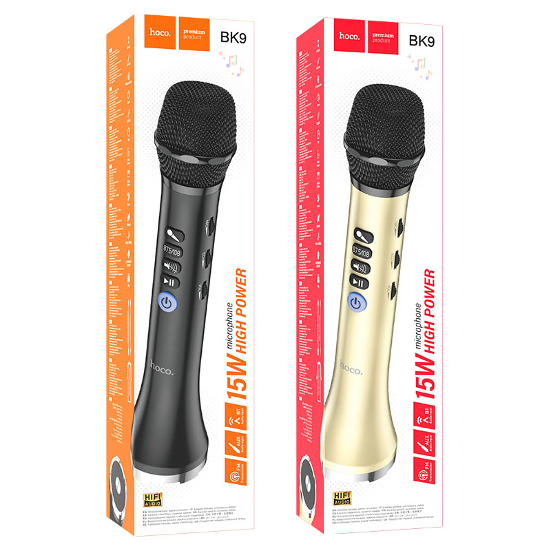 Microphone “BK9 Singing” wireless karaoke mic