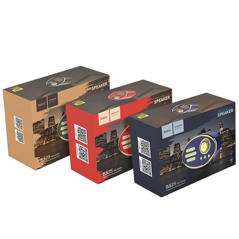 Wireless speaker «BS25 Time» retro portable loudspeaker