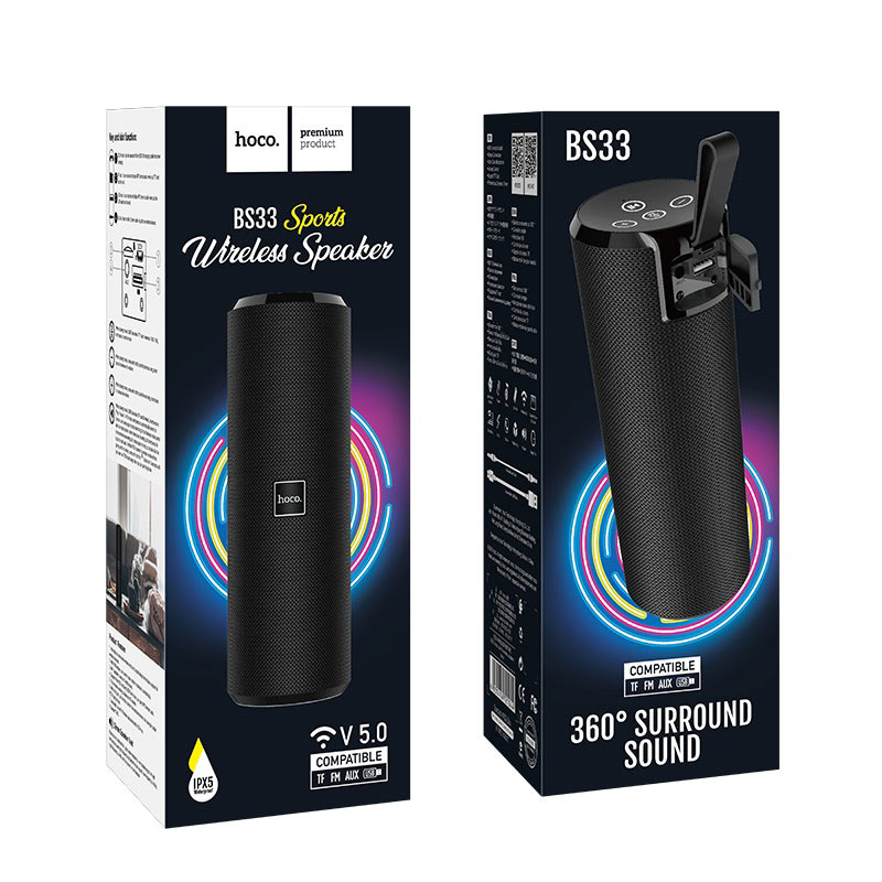 Wireless speaker “BS33 Voice” portable loudspeaker