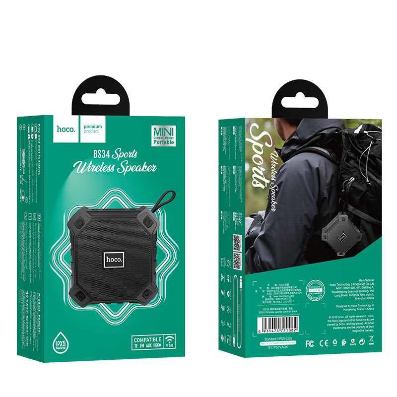 Wireless speaker “BS34” portable loudspeaker