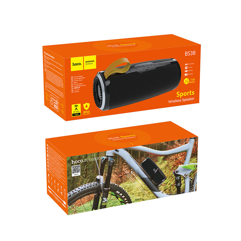 Wireless speaker “BS38 Cool freedom” portable loudspeaker