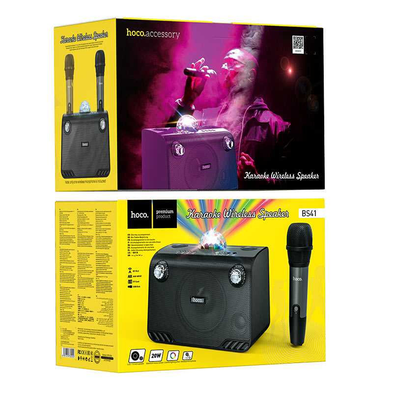 Wireless speaker “BS41 Warm Sound” portable loudspeaker