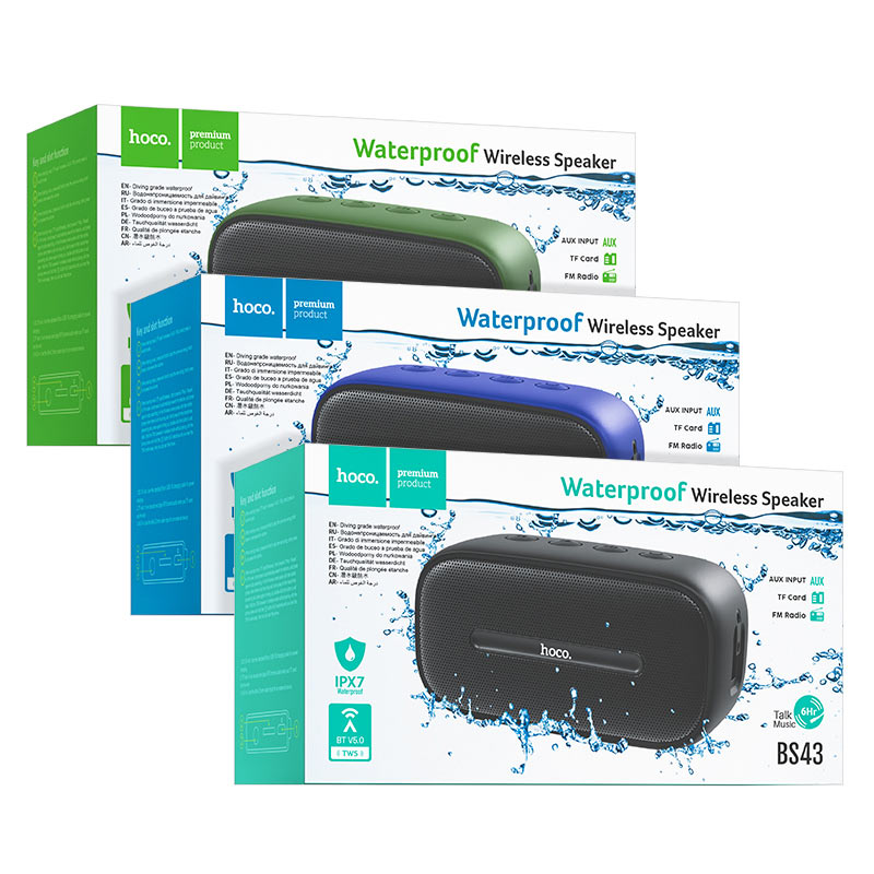 Wireless speaker “BS43 Cool sound” sports portable loudspeaker