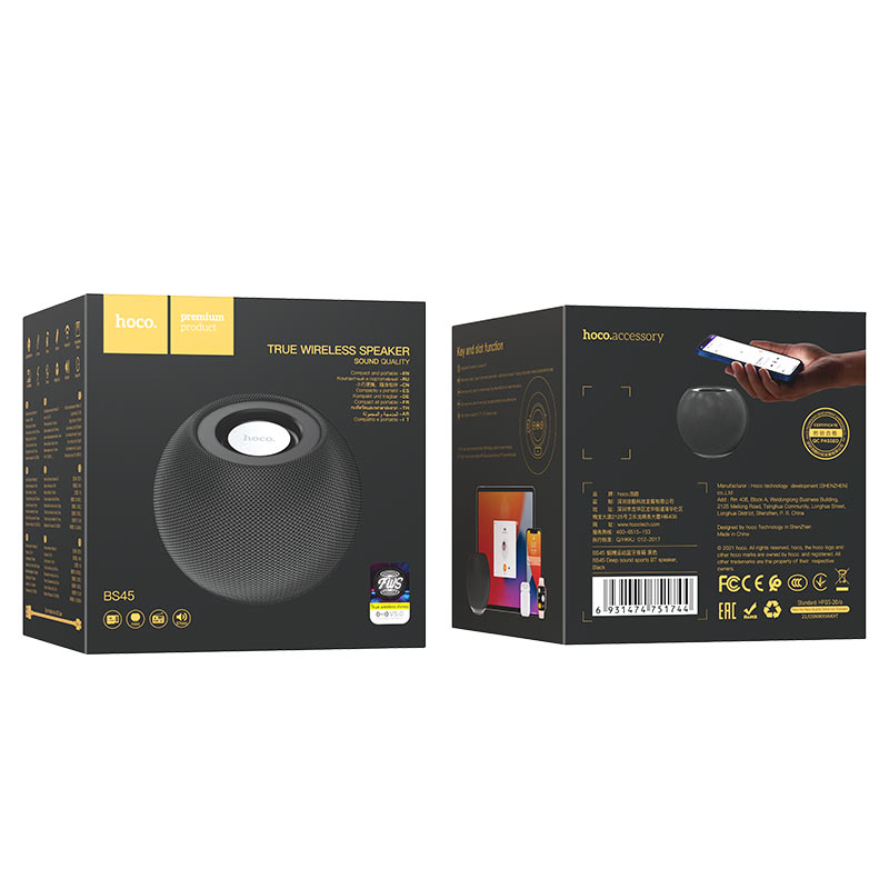 Wireless speaker “BS45 Deep sound” sports portable loudspeaker