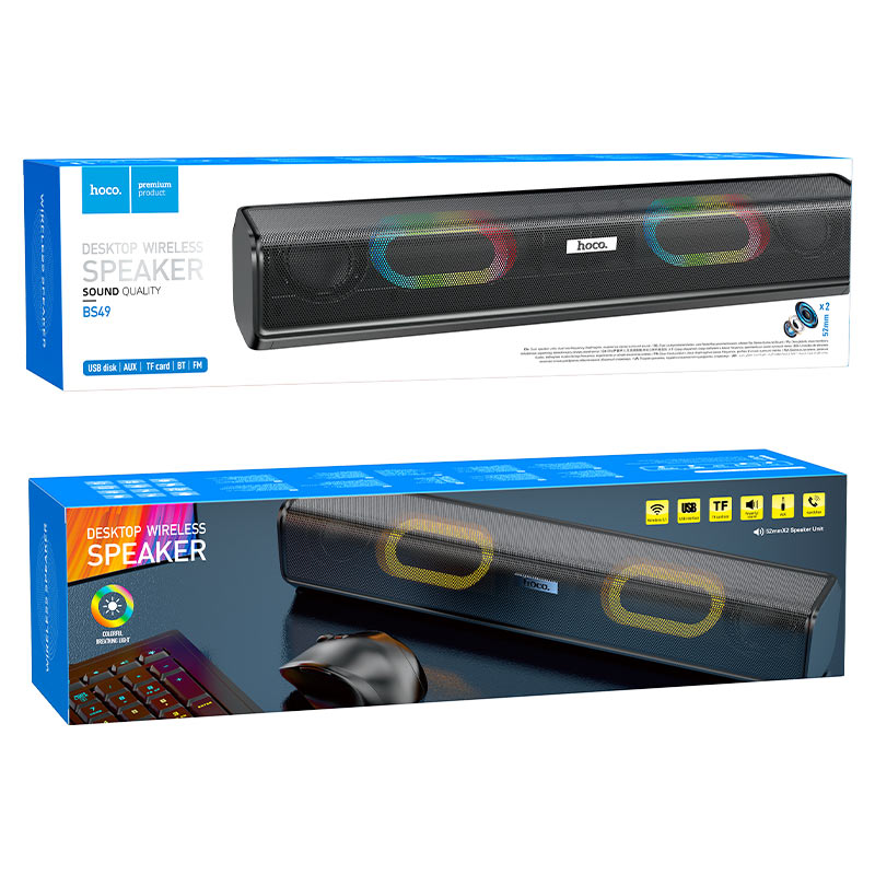 Wireless speaker “BS49 Dazzling sound” desktop portable loudspeaker