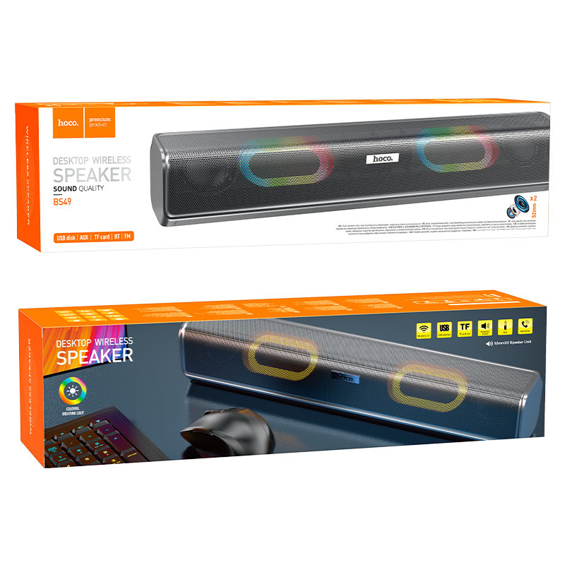 Wireless speaker “BS49 Dazzling sound” desktop portable loudspeaker