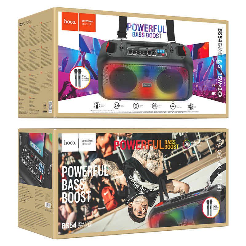 Wireless speaker “BS54 Party” portable loudspeaker