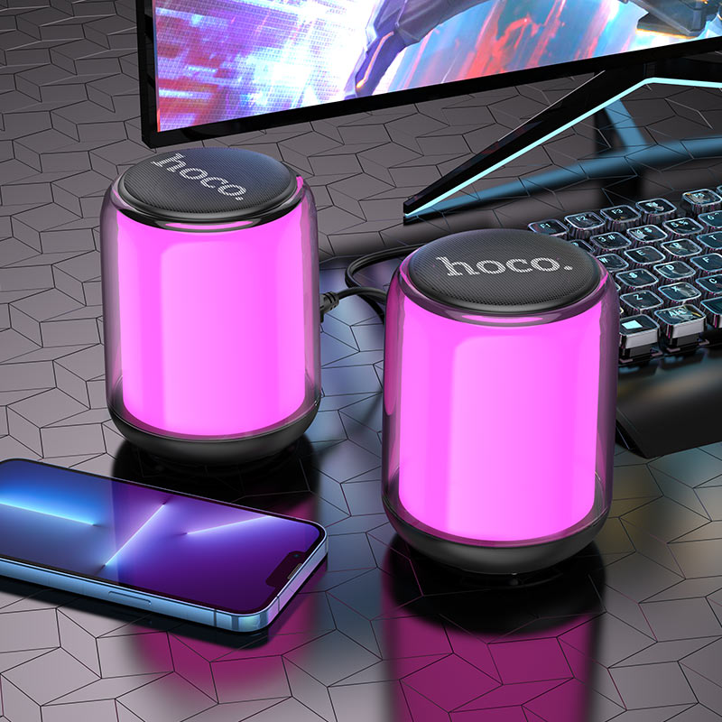 Wireless and wired speakers “BS56 Colorful” 2-in-1 for PC