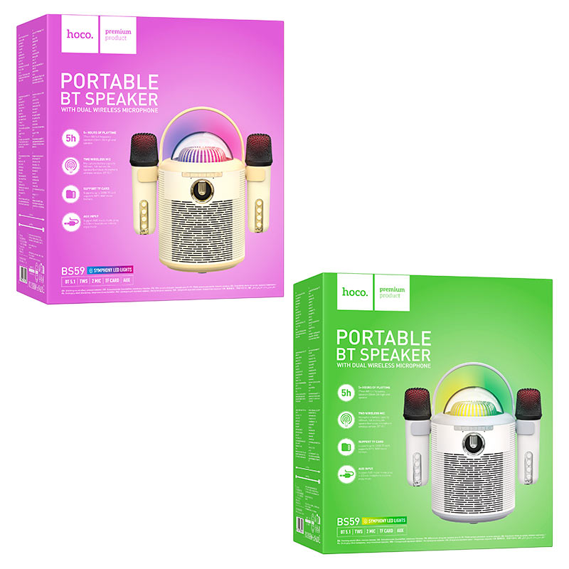 Wireless speaker “BS59 Pearlescent” portable loudspeaker