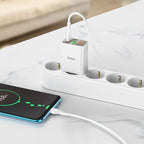 Wall charger “C100A” PD20W + QC3.0 EU set with cable