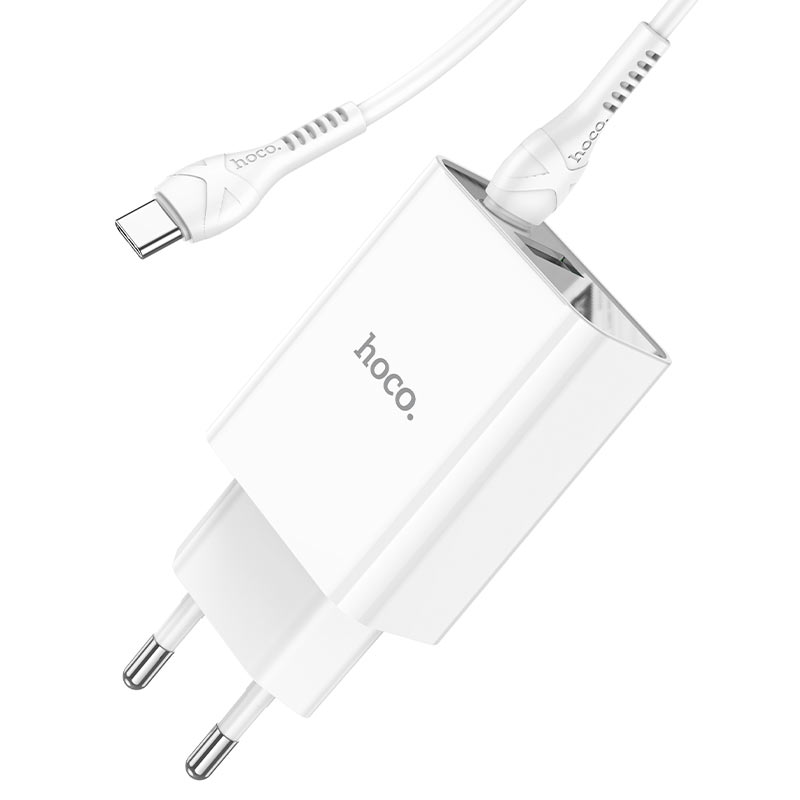 Wall charger “C100A” PD20W + QC3.0 EU set with cable