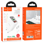 Wall charger “C100A” PD20W + QC3.0 EU set with cable