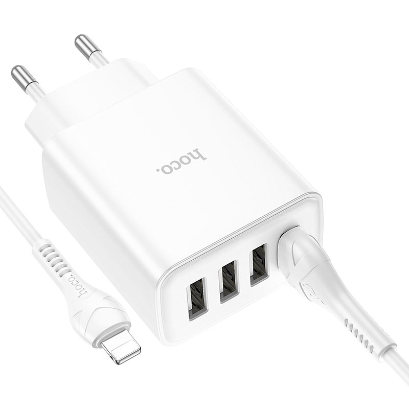 Wall charger “C102A Fuerza” QC3.0 EU set with cable