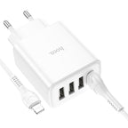 Wall charger “C102A Fuerza” QC3.0 EU set with cable