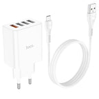 Wall charger “C102A Fuerza” QC3.0 EU set with cable