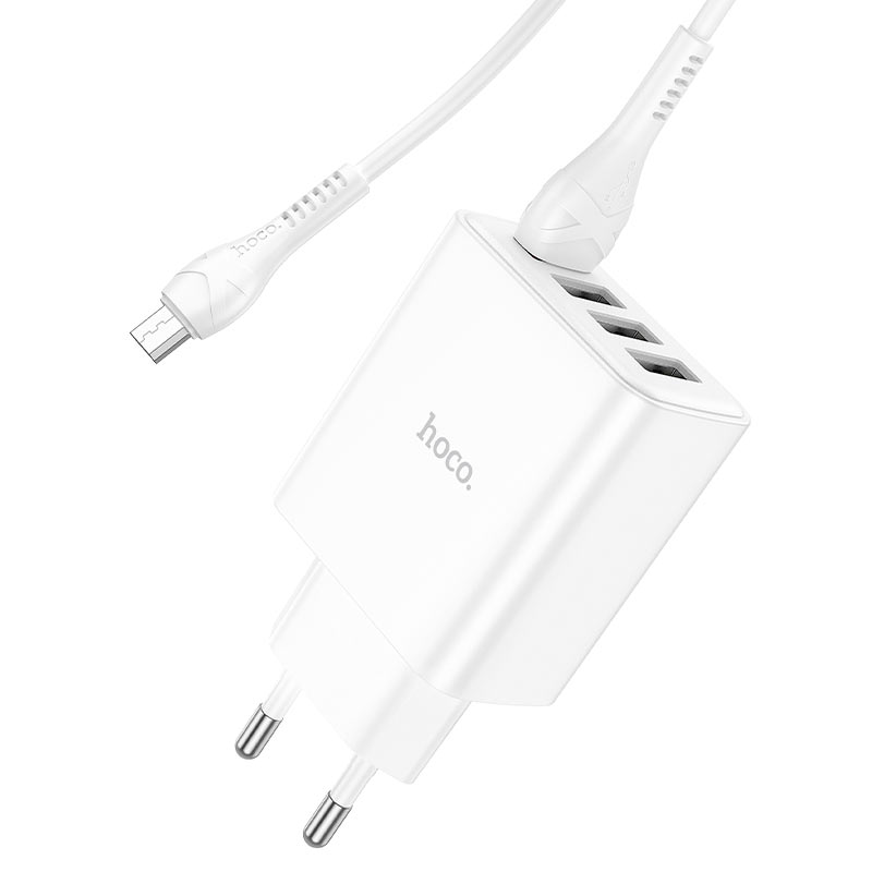 Wall charger “C102A Fuerza” QC3.0 EU set with cable