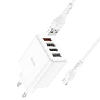 Wall charger “C102A Fuerza” QC3.0 EU set with cable
