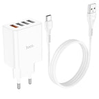 Wall charger “C102A Fuerza” QC3.0 EU set with cable