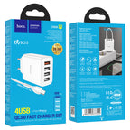 Wall charger “C102A Fuerza” QC3.0 EU set with cable