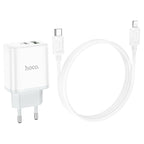 Wall charger “C105A Stage” PD20W + QC3.0 EU cable set
