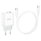 Wall charger “C105A Stage” PD20W + QC3.0 EU cable set