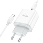 Wall charger “C105A Stage” PD20W + QC3.0 EU cable set