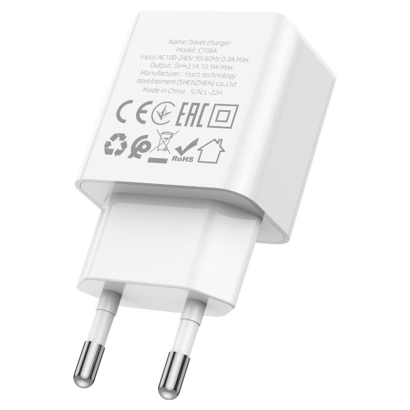 Wall charger “C106A Leisure” EU cable set