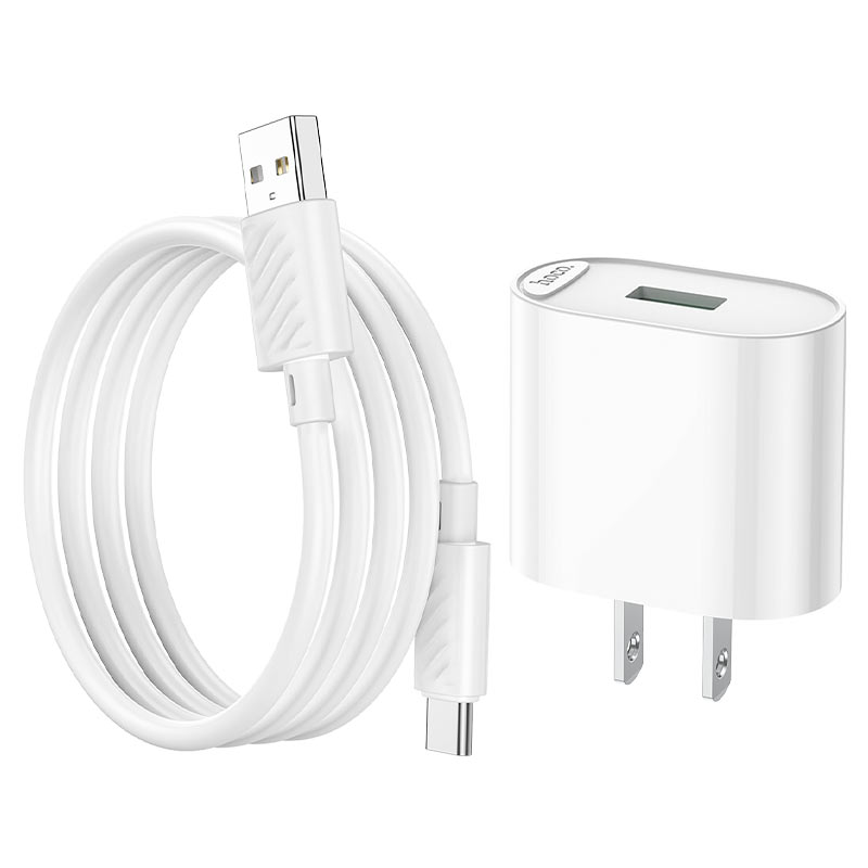 Wall charger “C109 Fighter” QC3.0 US cable set