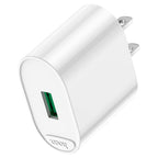 Wall charger “C109 Fighter” QC3.0 US cable set
