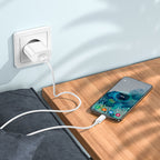 Wall charger “C109A Fighter” QC3.0 EU cable set