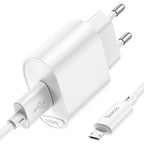 Wall charger “C109A Fighter” QC3.0 EU cable set