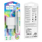 Wall charger “C109A Fighter” QC3.0 EU cable set