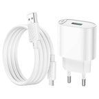 Wall charger “C109A Fighter” QC3.0 EU cable set