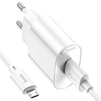 Wall charger “C109A Fighter” QC3.0 EU cable set