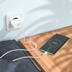 Wall charger “C109A Fighter” QC3.0 EU cable set