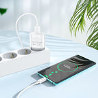 Wall charger “C109A Fighter” QC3.0 EU cable set
