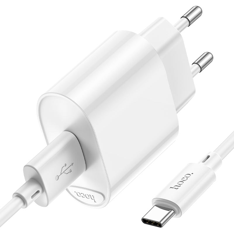 Wall charger “C109A Fighter” QC3.0 EU cable set