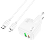 Wall charger “C111A Lucky” PD30W + QC3.0 EU cable set