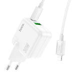 Wall charger “C111A Lucky” PD30W + QC3.0 EU cable set