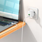 Wall charger “C111A Lucky” PD30W + QC3.0 EU cable set
