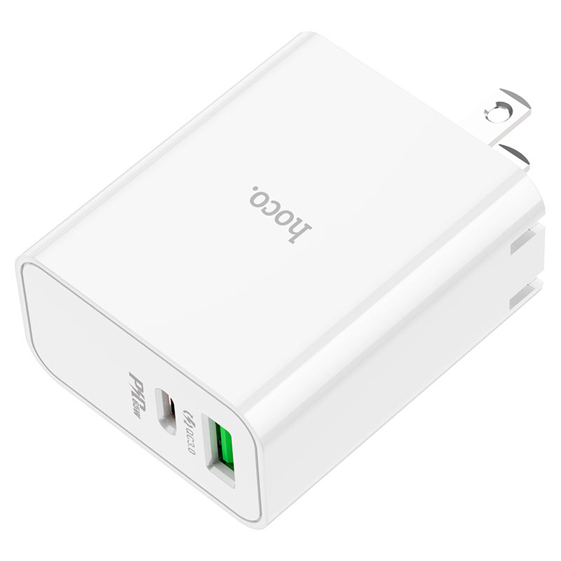 Wall charger “C113 Awesome” PD65W + QC3.0 US cable set