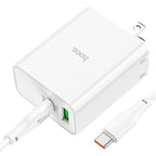 Wall charger “C113 Awesome” PD65W + QC3.0 US cable set